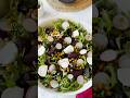 Beet Salad with Arugula, Goat Cheese & Mustard - Fall Recipe Edition #food #cooking #asmr #shorts