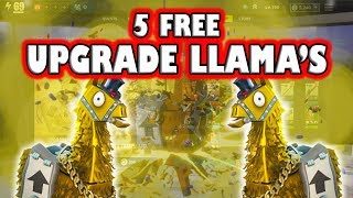 new x ray llama opening 5 free upgrade llama s fortnite save the world - fortnite upgrade llama