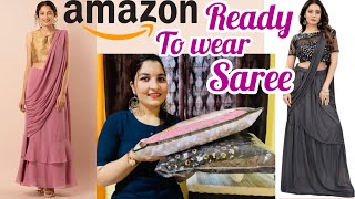 Amazon Ready to wear saree + Tryon haul  | Amazon prime day sale | Vasu swami