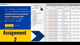 Introduction to SQL I Cousera I Assignment-2