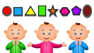 Learn Shapes For Babies And Many More - JamJammies Fun Songs - Nursery Rhymes Compilation