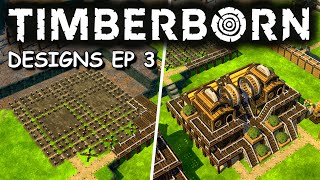 Timberborn Designs EP 3 🔥 Sawmill + Lodge and Warehouse Combination 🔥 [ENG]