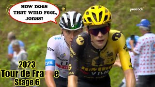 Vingegaard Tries to CRACK POGAČAR | TdF Stage 6 '23