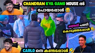 CHANDRAN KVA GANG HOUSE ൽ പോയപ്പോൾ 😂CARLO നെ കണ്ടു 🤣LAST ചന്ദ്രന് പണി കൊടുത്തപ്പോൾ 🤣ചിരിച്ചു ചത്തു 😹