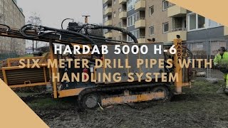 HARDAB 5000 H 6 - Hybrid Drill Rig with 6 meter rods and Rod Handling System