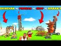 UPGRADED UNITS BATTLE between SHINCHAN vs PINCHAN vs CHOP and AMAAN-T in Animal Revolt Battle Sim