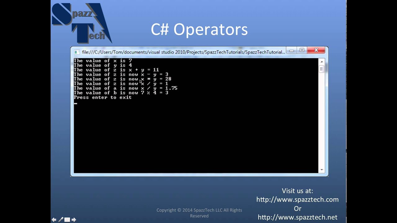 Using Operators In C And Casting Int To Float Youtube