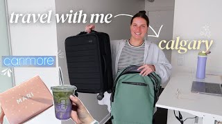 booking a last minute flight | travel to calgary with me 🤠