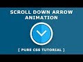 Css Scroll Down Arrow Animation - Font Awesome Icon - Css Animation Effects - Tutorial