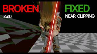 Why Z below 0 is a 3d Engine Nightmare.