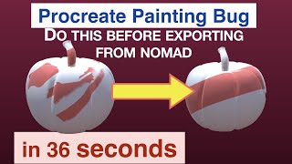 Nomad to Procreate Painting Bug | Do this before exporting! | 37 seconds #nomadsculpt