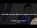 shuxrat qayumov netay milliy karaoke