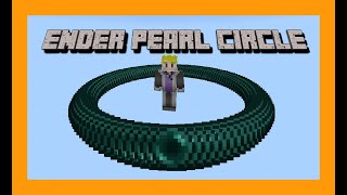 Creating an Ender Pearl Circle in Minecraft