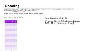 Columnar Cipher - Codebusters ScienceOlympiad
