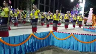 การแสดงบนเวที พิธีเปิด การละเล่น ในงานออกพรรษาพาสุขใจ ณ วัดป่าสามัคคีธรรม 2562