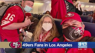 49ers Fans In Los Angeles