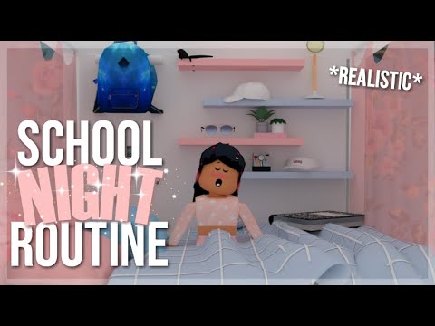 Realistic School Evening Routine Roblox Bloxburg Roleplay Youtube
