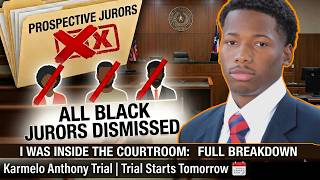 KARMELO ANTHONY TRIAL: I Was In The Courtroom For Insane Jury Questions & No Black Jurors