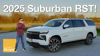 2025 Chevy Suburban RST 4WD | Sporty Aesthetic, MASSIVE Wheels!!