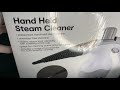 kmart hand held steam cleaner unboxing