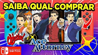 GUIA DEFINITIVO de JOGOS PHOENIX WRIGHT ACE ATTORNEY no Nintendo Switch: Qual comprar? Qual começar?