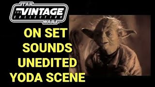 On Set Sound Original Unedited Yoda Puppet Scene Frank Oz