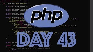 PHP Web Framework Day 43 - General Tasks