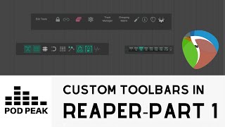 Reaper でカスタム ツールバーを作成する方法 - パート 1