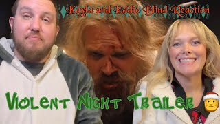 Reaction:Kayla Blind Reacts to trailer for Violent Night with David Harbour Weird Christmas Movie🎄