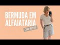 Bermuda de alfaiataria estilo Jorts