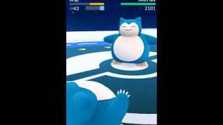 [Pokemon Go] 1 Fenzhong Dojo Challenge # 6 CP43 Snorlax Snorlax completed 10 Gym Challenge