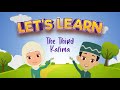 Let's Learn | Third Kalima - Arabic Recitation & English Translation (learning for kids)