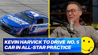 Kevin Harvick to drive No.5 car for Kyle Larson in All-Star Race practice | Harv