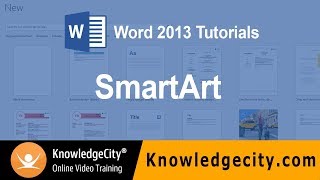 SmartArt | Microsoft Office 2013 Word | Knowledgecity.com
