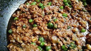 Keema Matar Recipe - Mutton Keema with Matar - Bengali Style keema Motor