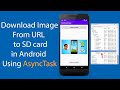 Download Image to SD Card in Android Using AsyncTask