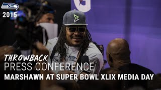 Marshawn Lynch Super Bowl XLIX Media Day Press Conference: \