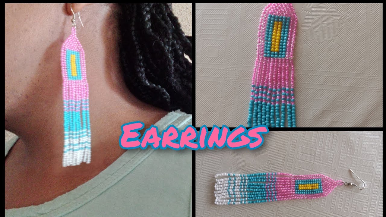 Beaded Earring Tutorial Youtube