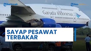 Sayap Pesawat yang Angkut Jemaah Haji dari Makassar Terbakar, Langsung Putar Balik