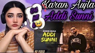Reaction On Addi Sunni Karan Aujla | BTFU | New Punjabi Song 2021