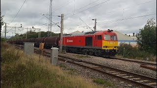 DBC Class 60044, 66096 \u0026 66034 T'n'T. Dudley Port, 21/9/18