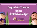 Beginner's Guide 101: Digital Art Tutorial with Sketchbook App | Introduction to Sketchbook App