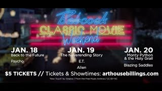 Classic Movie Weekend - Jan. 18-20 at The Babcock Theatre