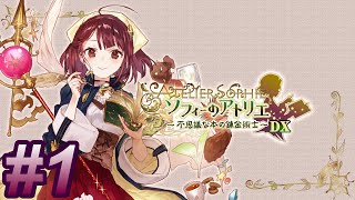 完全初見で【ソフィーのアトリエ～不思議な本の錬金術士～DX】を楽しむ！part1