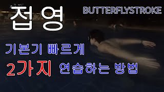 접영 기본기 빠르게 2가지 연습하는 방법