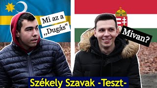 ,,Székely Szavak TESZT\