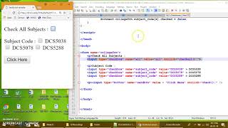 Lesson 11 JavaScript with Checkboxes
