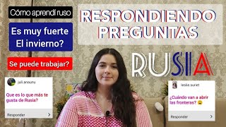 RESPONDIENDO PREGUNTAS SOBRE RUSIA 🇷🇺 (Belgorod)- Laura Zornosa