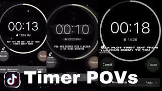 Timer POVs because y’all are gonna get a Grammy one day ✨