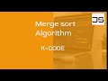 Merge Sort Algorithm with JavaScript